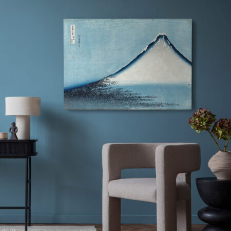 Πινακας σε καμβά HOKUSAI - THE BLUE FUJI - Hokusai Katsushika