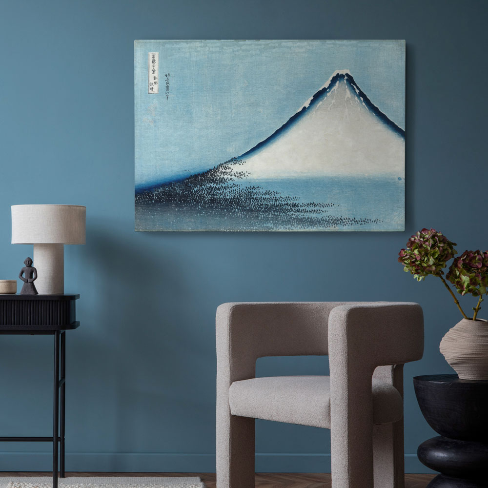 Πινακας σε καμβά HOKUSAI - THE BLUE FUJI
