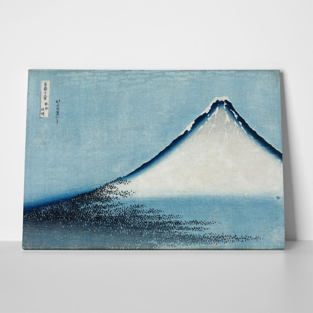 Πινακας σε καμβά HOKUSAI - THE BLUE FUJI