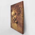 Πινακας σε καμβά LEONARDO DA VINCI - HEAD OF A YOUNG WOMAN WITH TOUSLED HAIR