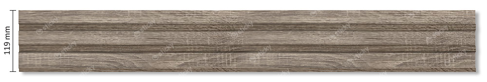 Διακοσμητικό MDF panel τοίχου με 3D πηχακια VINTAGE OAK 503040 BEAT ST πλατος 11.9cm x υψος 2.75m