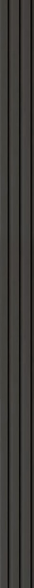 Διακοσμητικό MDF panel τοίχου με 3D πηχακια BLACK LEAD 507090 BEAT DL πλατος 11.9cm x υψος 2.75m