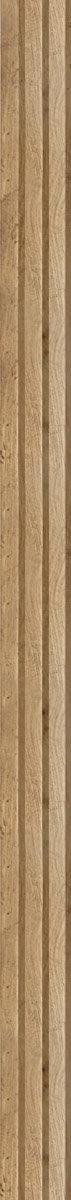Διακοσμητικό MDF panel τοίχου με 3D πηχακια PECAN 508090 BEAT ST πλατος 11.9cm x υψος 2.75m