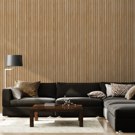 Διακοσμητικό MDF panel τοίχου με 3D πηχακια PECAN 508090 BEAT ST πλατος 11.9cm x υψος 2.75m - Πανελ τοίχου με 3D πηχάκια