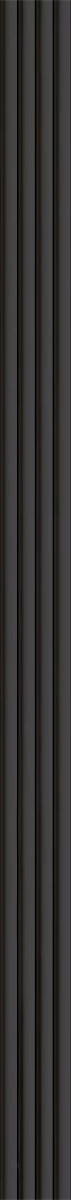 Διακοσμητικό MDF panel τοίχου με 3D πηχακια BLACK EDITION 805090 WAVE ST πλατος 11.9cm x υψος 2.75m