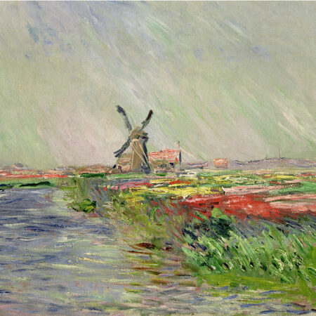 Πινακας σε καμβά MONET - CHAMPS DE TULIPES EN HALLANDE - Monet Claude Sticky 6