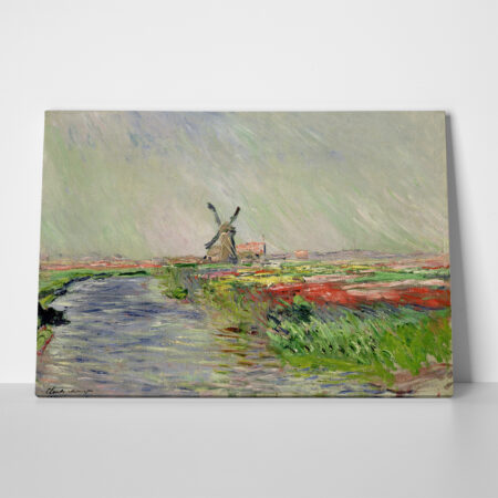 Πινακας σε καμβά MONET - CHAMPS DE TULIPES EN HALLANDE - Monet Claude Sticky 1