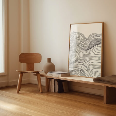 Πόστερ MOUNTAIN MINIMALIST LINES - Lineart