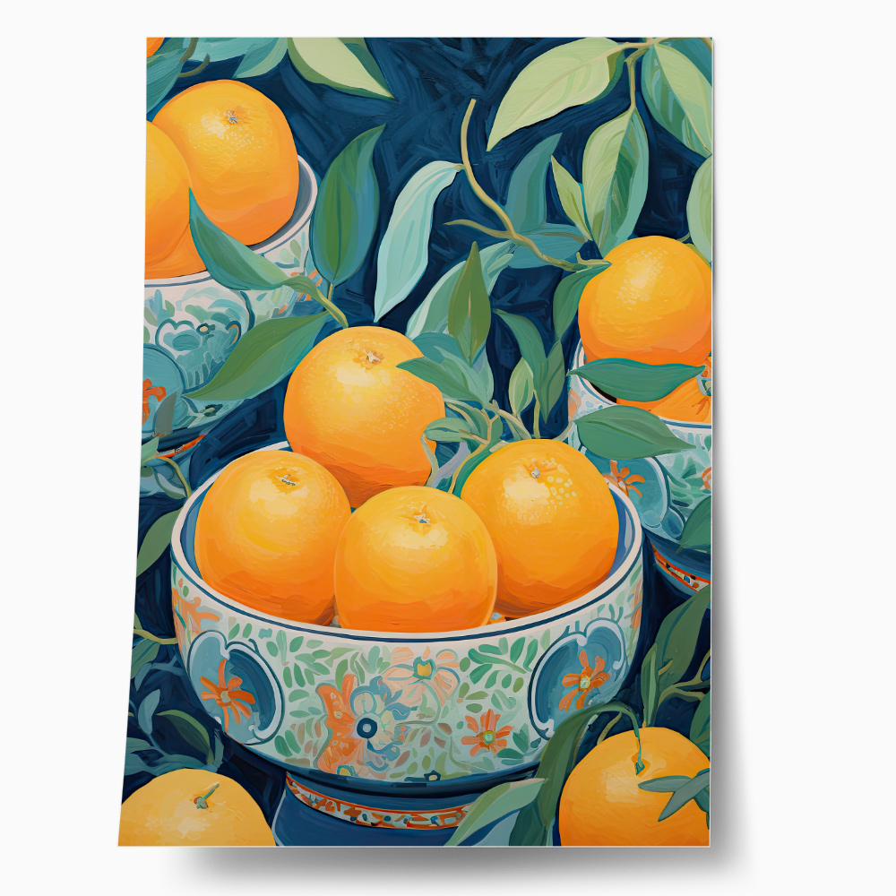 Πόστερ ORANGES IN BOWL