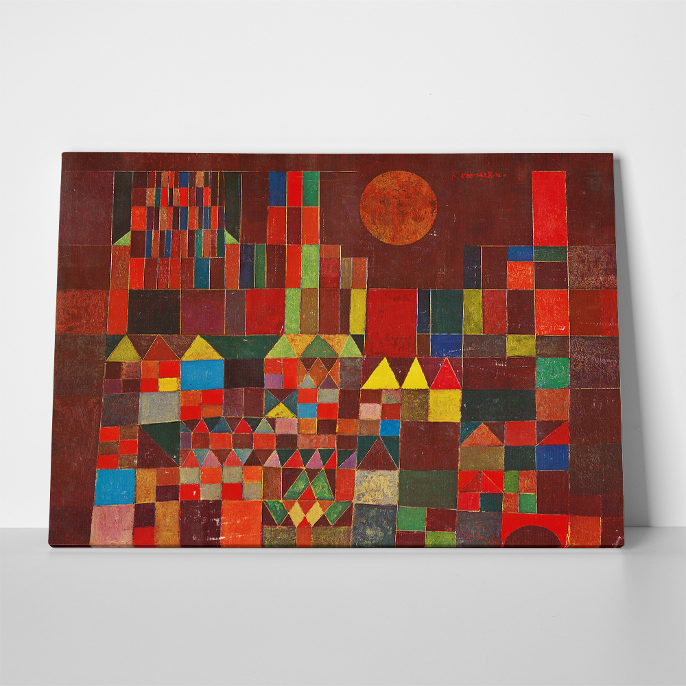 Πινακας σε καμβά PAUL KLEE - THE CASTLE IN THE SUN