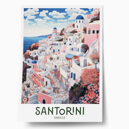 Πόστερ SANTORINI FANTASY - Πολεις - Χαρτες Sticky 1