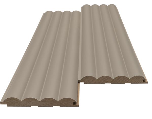 Διακοσμητικό MDF panel τοίχου με 3D πηχακια SAND GREY 806090 WAVE DL πλατος 11.9cm x υψος 2.75m
