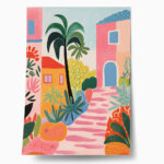 Πόστερ PALM TREES AND HOUSES