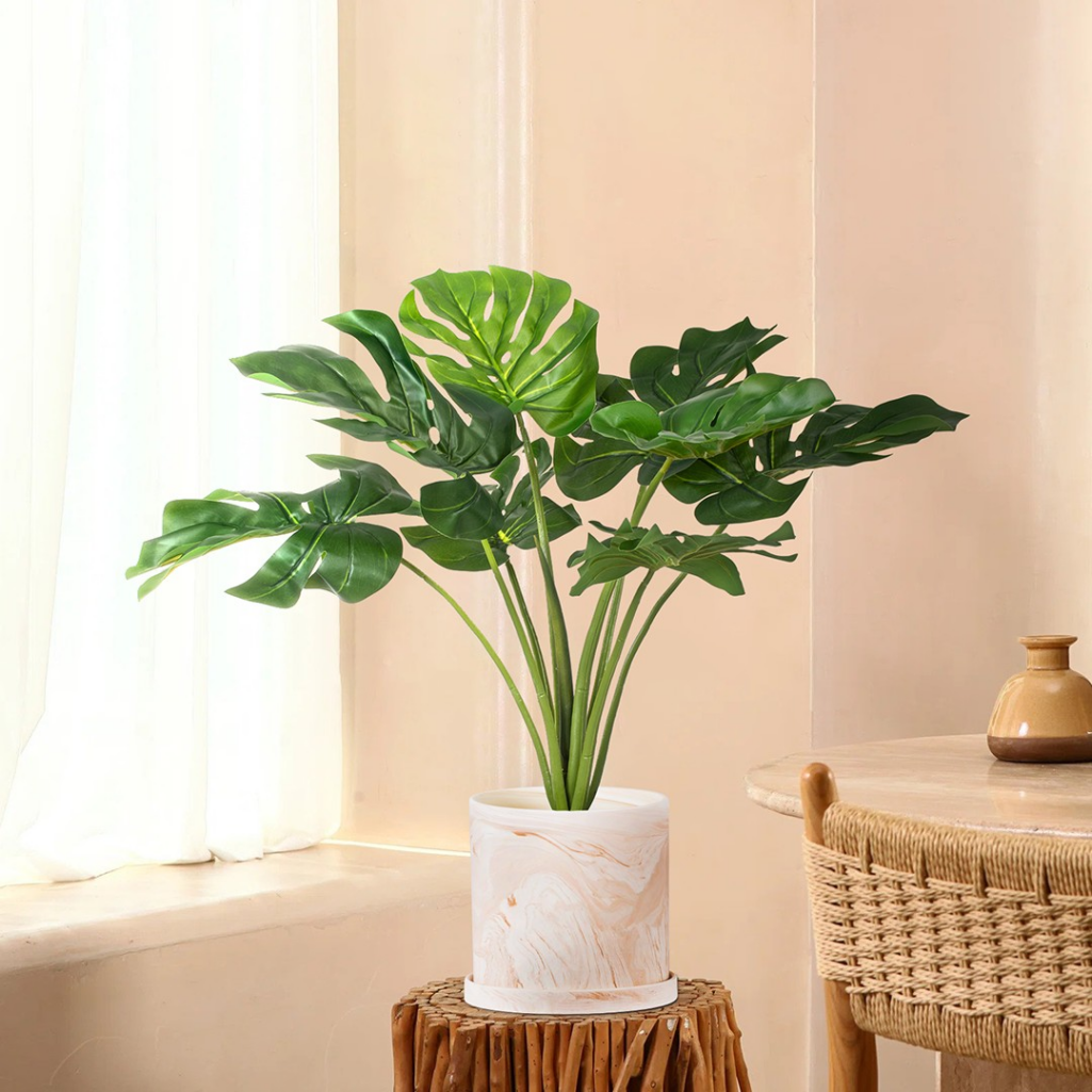 MONSTERA PLANT 20000 - Τεχνητό Διακοσμητικό Φυτό Μονστέρα Υ50cm