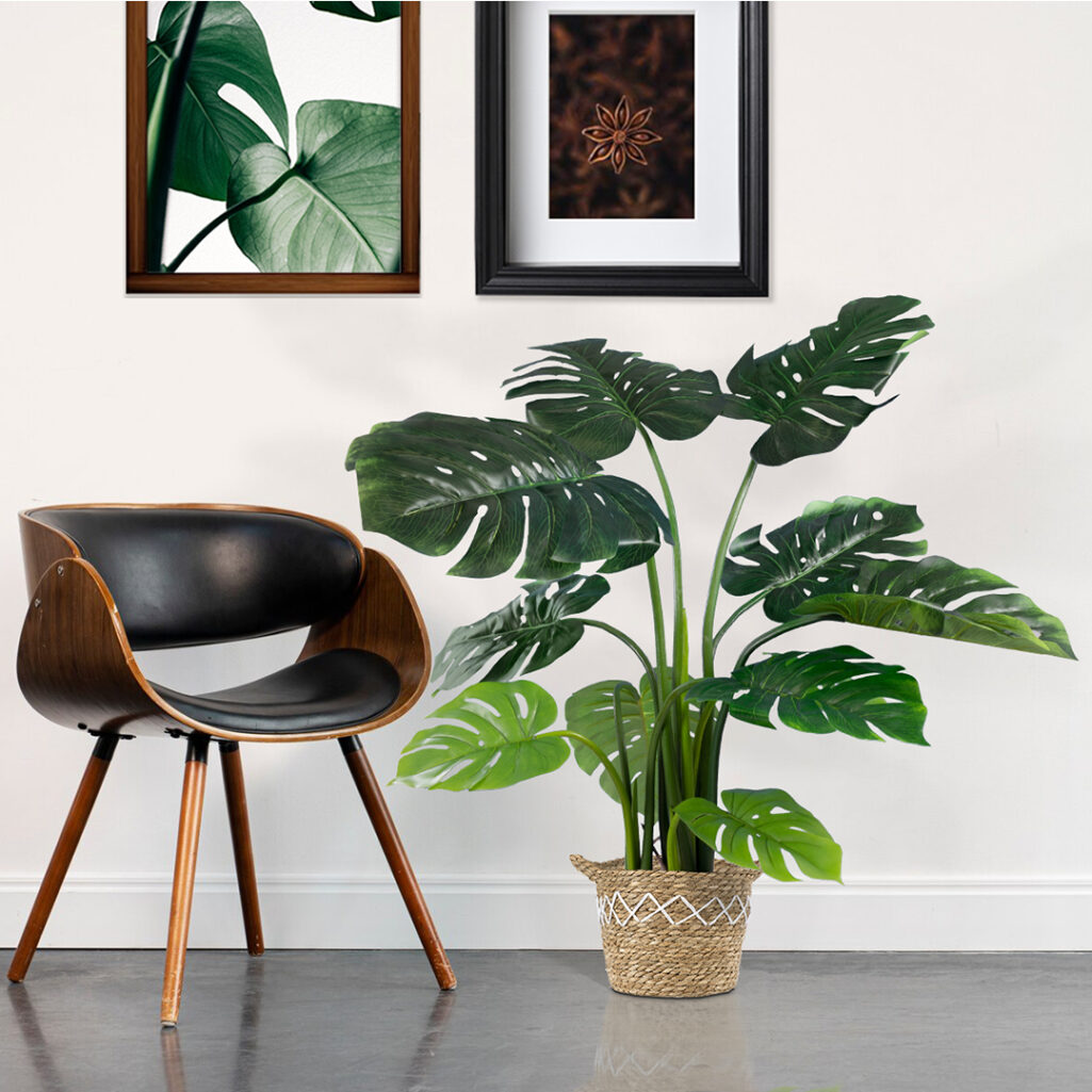 MONSTERA PLANT 20002 - Τεχνητό Διακοσμητικό Φυτό Μονστέρα Υ120cm