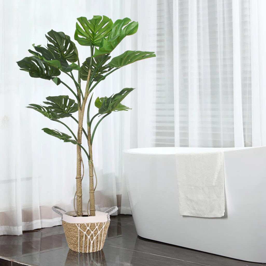 MONSTERA PLANT 20005 - Τεχνητό Διακοσμητικό Φυτό Μονστέρα Υ110cm