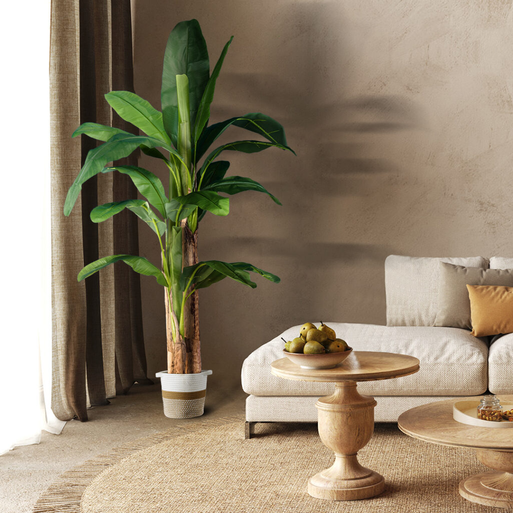 BANANA TREE 20017 - Tεχνητό Διακοσμητικό Φυτό Μπανανιά - Μπανανόδεντρο Υ180cm