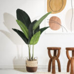 STRELITZIA 20025 Τεχνητό Διακοσμητικό Φυτό  Στρελίτσια - Πουλί του Παραδείσου Υ120cm