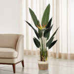STRELITZIA REGINAE 20031 Τεχνητό Διακοσμητικό Φυτό Στρελίτσια - Πουλί του Παραδείσου Υ120cm