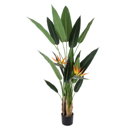 STRELITZIA REGINAE 20032 Τεχνητό Διακοσμητικό Φυτό Στρελίτσια - Πουλί του Παραδείσου Υ140cm - Τεχνητες Στρελιτσιες (Πουλι παραδεισου)