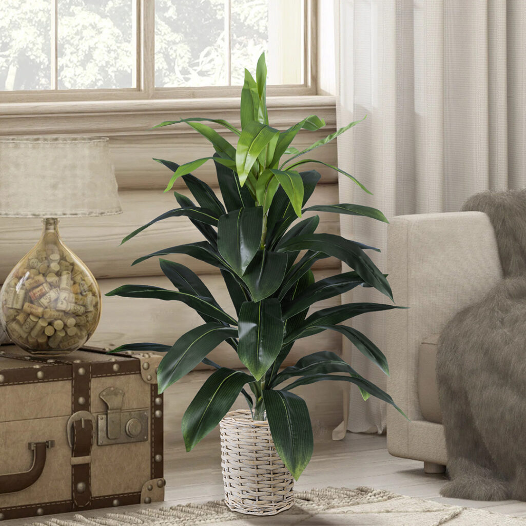 DRACAENA SILK 20042 - Τεχνητό Διακοσμητικό Φυτό Δράκαινα Υ90cm