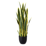 BLOODLEAF DRACAENA TRIFASCIATA 20061 Τεχνητό Διακοσμητικό Φυτό Αιματόφυλλη Σανσεβιέρια Υ90cm