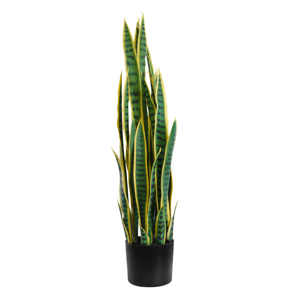 BLOODLEAF DRACAENA TRIFASCIATA 20062 Τεχνητό Διακοσμητικό Φυτό Αιματόφυλλη Σανσεβιέρια Υ100cm