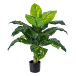 ROHDEA JAPONICA 20067 Τεχνητό Διακοσμητικό Φυτό Ιαπωνέζικη Ροδέα Υ80cm