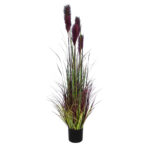 BLOODY PAMPAS GRASS 20110 Τεχνητό Διακοσμητικό Φυτό Αιματόφυλλο Γρασίδι της Πάμπας Υ150cm