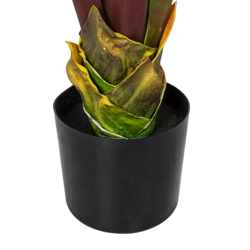 BLOODY BANANA TREE 20119 - Τεχνητό Διακοσμητικό Φυτό Αιματόφυλλη Μπανανιά - Μπανανόδεντρο Υ220cm