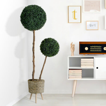 BUXUS 20142 Τεχνητό Διακοσμητικό Φυτό Πυξός Υ120cm - Τεχνητα Κωνοφορα και διαμορφωμενα φυτα Sticky 4