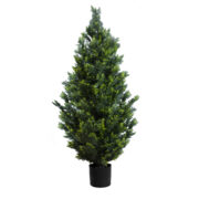 CYPRESSUS LEYLANDII 20154 Τεχνητό Διακοσμητικό Φυτό Κυπαρίσσι Λέιλαντ Υ120cm - Τεχνητα Κωνοφορα και διαμορφωμενα φυτα