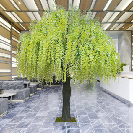 LABURNUM TREE 20165 Τεχνητό Διακοσμητικό Δέντρο Λαβούρνο Υ340cm - Τεχνητά Φυτά και Δέντρα Sticky 4