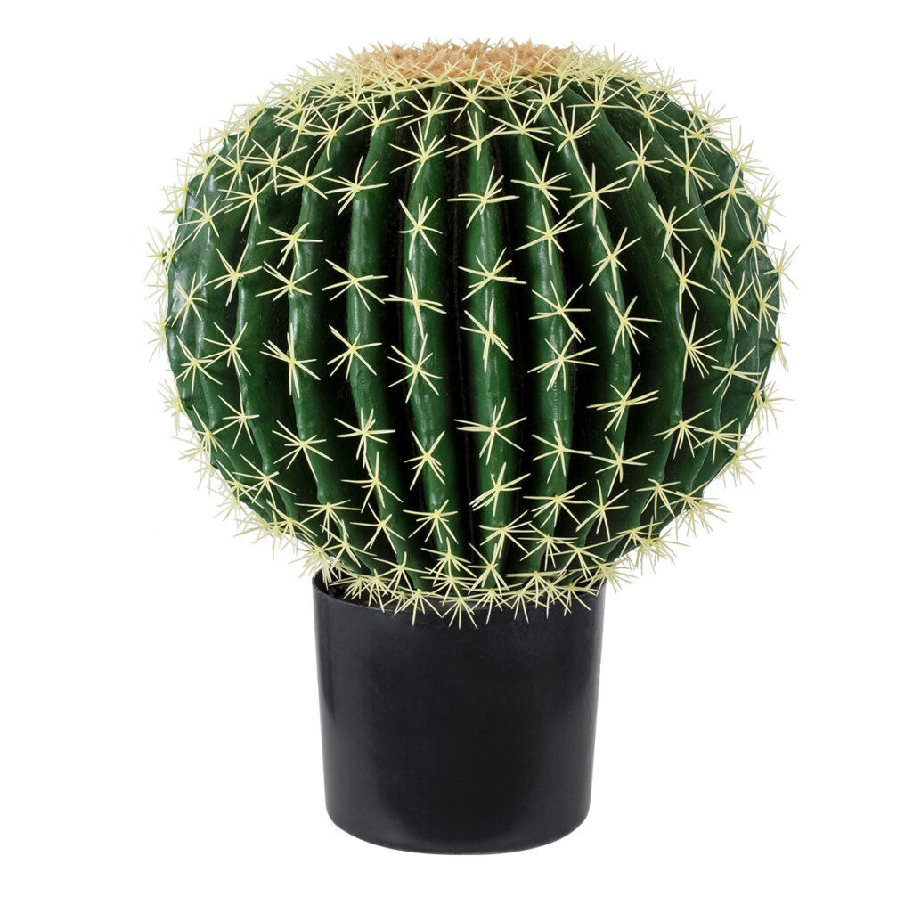 FEROCACTUS 20191 Τεχνητό Διακοσμητικό Φυτό Φερόκακτος Υ50cm
