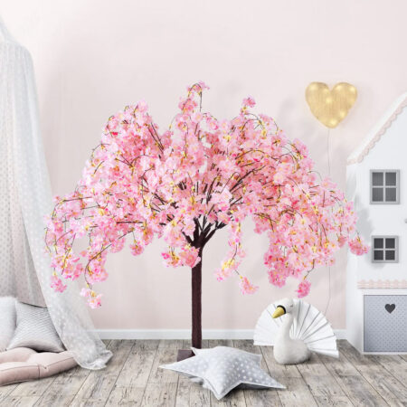 PINK CHERRY BLOSSOM TREE 20359 Τεχνητό Διακοσμητικό Δέντρο Ροζ Άνθος Κερασιάς Υ140cm - Τεχνητα Ανθισμένα Δεντρα Sticky 4