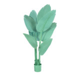 TURQUOISE STRELITZIA 20368 Τεχνητό Διακοσμητικό Φυτό Τιρκουάζ Στερλίτσια Υ120cm