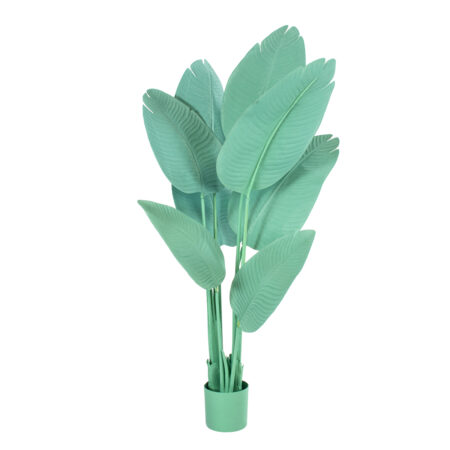 TURQUOISE STRELITZIA 20368 Τεχνητό Διακοσμητικό Φυτό Τιρκουάζ Στερλίτσια Υ120cm - Τεχνητες Στρελιτσιες (Πουλι παραδεισου)
