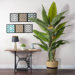 BANANA STRELITZIA REGINAE 20381 - Τεχνητό Διακοσμητικό Φυτό  Μπανανιά - Στρελίτσια - Πουλί του Παραδείσου Υ230cm