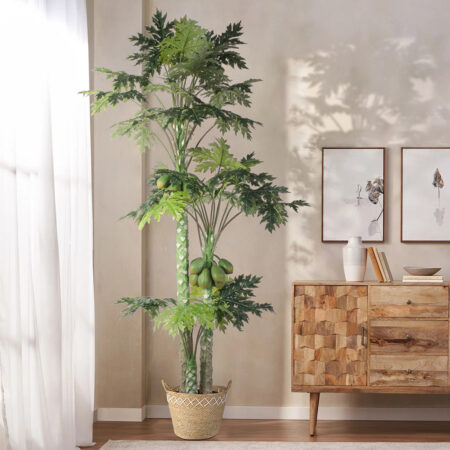 PAPAYA TREE 20383 Τεχνητό Διακοσμητικό Φυτό  Παπάγια Υ270cm - Τεχνητα Καρποφορα δέντρα Sticky 6