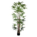 BROADLEAF LADY PALM TREE 20384 Τεχνητό Διακοσμητικό Φυτό Πλατύφυλλος Φοίνικας Μπαμπού Υ300cm