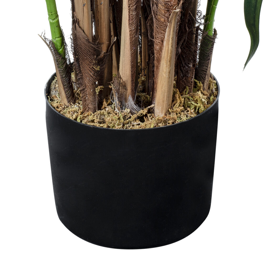 BROADLEAF LADY PALM TREE 20384 Τεχνητό Διακοσμητικό Φυτό Πλατύφυλλος Φοίνικας Μπαμπού Υ300cm