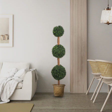 BUXUS 20400 Τεχνητό Διακοσμητικό Φυτό Πυξός Υ150cm - Τεχνητα Κωνοφορα και διαμορφωμενα φυτα Sticky 4