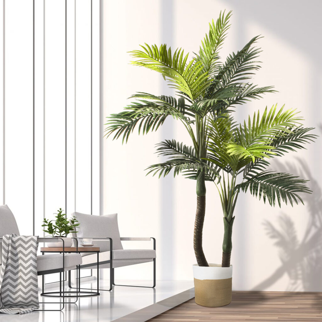 ARECA PALM TREE 20421 - Τεχνητό Διακοσμητικό Φυτό Φοινικόδεντρο Αρέκα Υ260cm