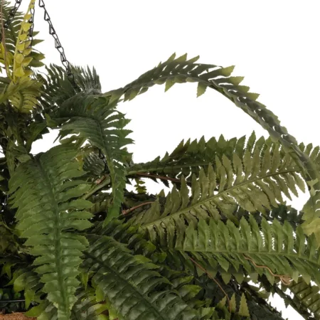 FERN HANGING PLANT 20622 Τεχνητό Κρεμαστό Διακοσμητικό Φυτό Φτέρης Π90 x Μ90 x Y70cm - Πρασινάδες - Κρεμαστά φυτά Sticky 3