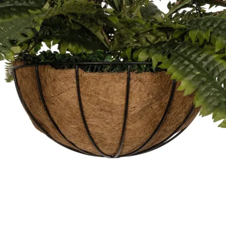 FERN HANGING PLANT 20622 Τεχνητό Κρεμαστό Διακοσμητικό Φυτό Φτέρης Π90 x Μ90 x Y70cm - Πρασινάδες - Κρεμαστά φυτά Sticky 4