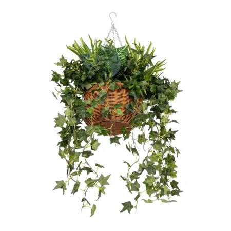 VARIOUS HANGING PLANT 20623 Τεχνητό Κρεμαστό Διακοσμητικό Φυτό Φτέρης Π60 x Μ60 x Y70cm - Πρασινάδες - Κρεμαστά φυτά Sticky 2