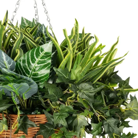 VARIOUS HANGING PLANT 20623 Τεχνητό Κρεμαστό Διακοσμητικό Φυτό Φτέρης Π60 x Μ60 x Y70cm - Πρασινάδες - Κρεμαστά φυτά Sticky 3