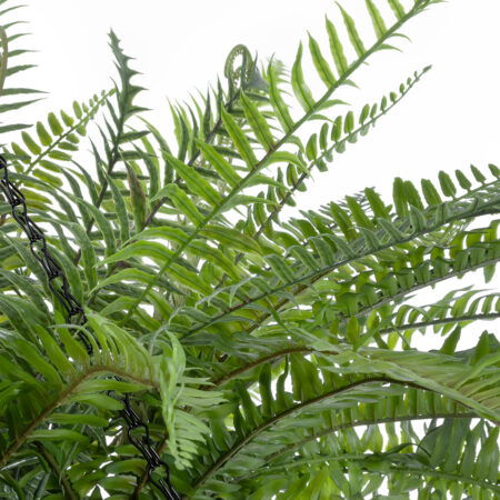 FERN HANGING PLANT 20624 Τεχνητό Κρεμαστό Διακοσμητικό Φυτό Φτέρης Y45cm - Πρασινάδες - Κρεμαστά φυτά Sticky 2