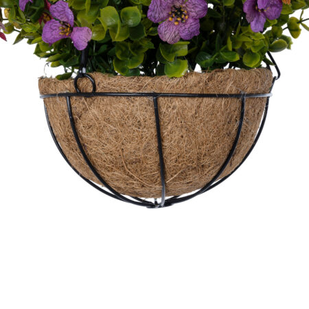 GERBERA HANGING PLANT 20635 Τεχνητό Κρεμαστό Διακοσμητικό Φυτό Ζέρμπερας Y55cm - Πρασινάδες - Κρεμαστά φυτά Sticky 4
