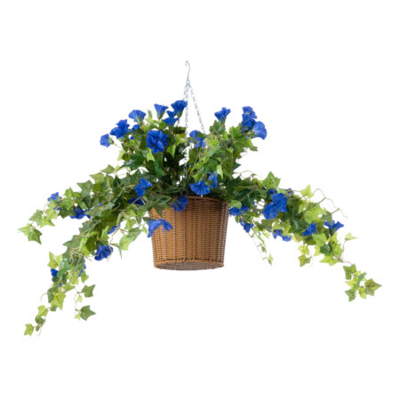 MORNING GLORY HANGING PLANT 20636 Τεχνητό Κρεμαστό Διακοσμητικό Φυτό Ορτανσίας Y55cm - Πρασινάδες - Κρεμαστά φυτά Sticky 2